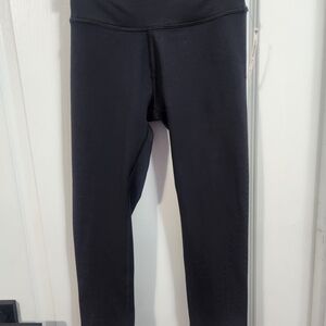 Victoria's Secret Black Leggings With Vented Design On Legs. New With Tags